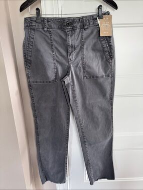 Madewell Slim Straight Utility Pants - Charcoal